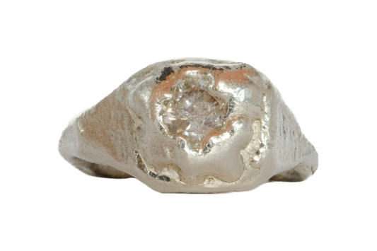 The Frosted signet ring