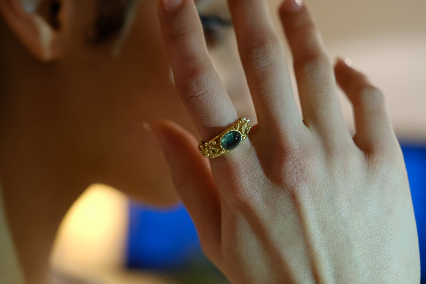 The Ancient Topaz ring